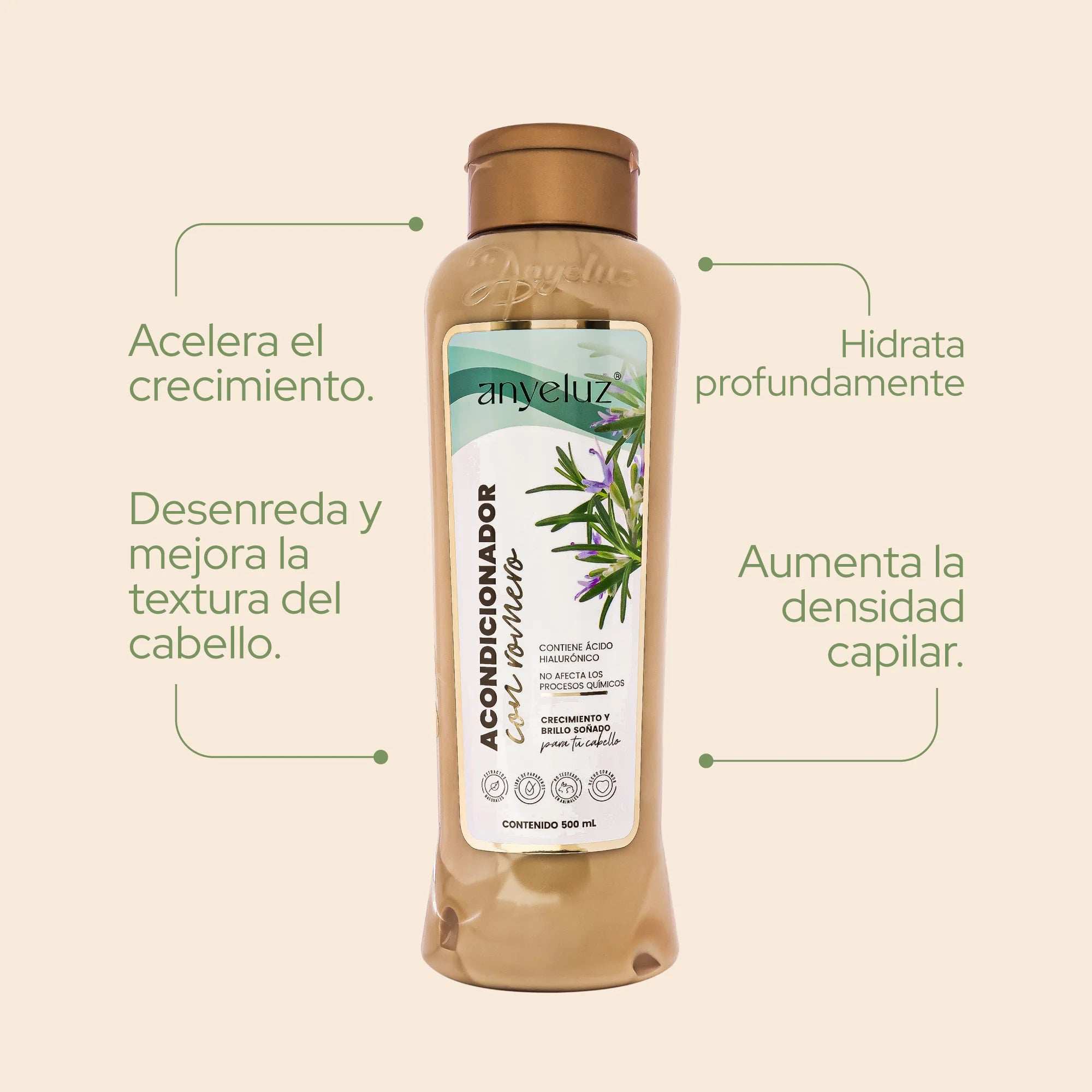 Acondicionador Romero 500ml – Anyeluz