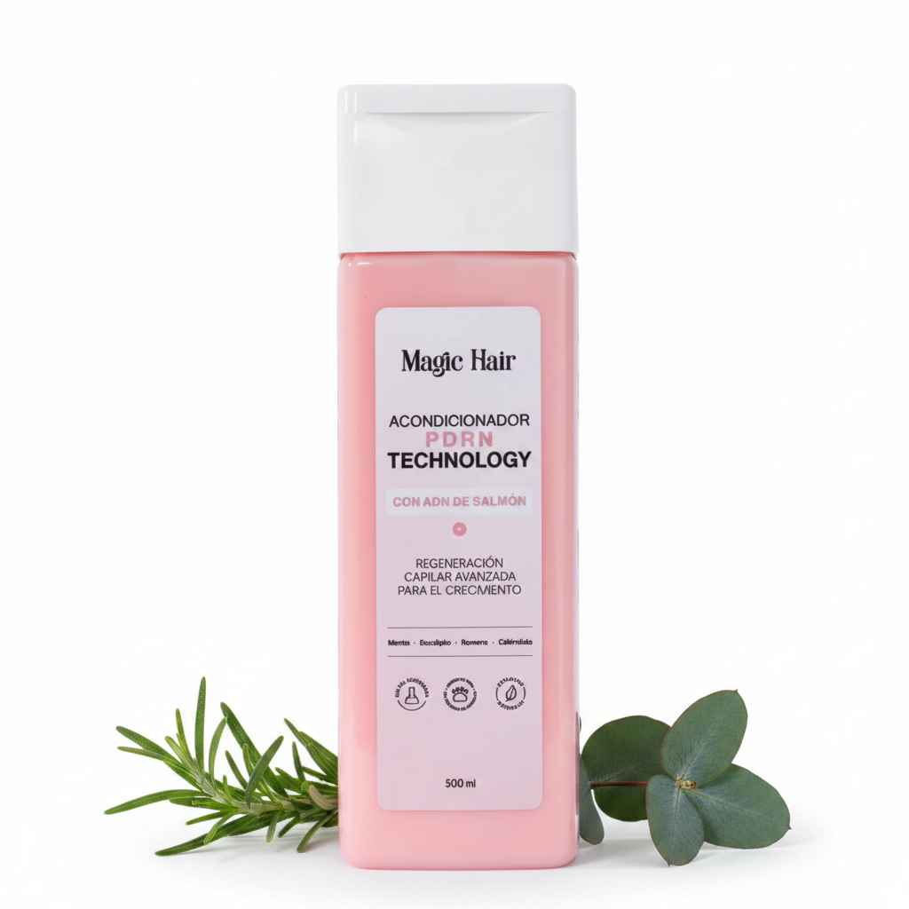 Acondicionador PDRN Magic Hair con romero, menta, eucalipto, PDRN de salmón y caléndula