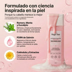 Gráfico del Acondicionador PDRN Magic Hair para nutrir el cuero cabelludo y suavizar la fibra capilar