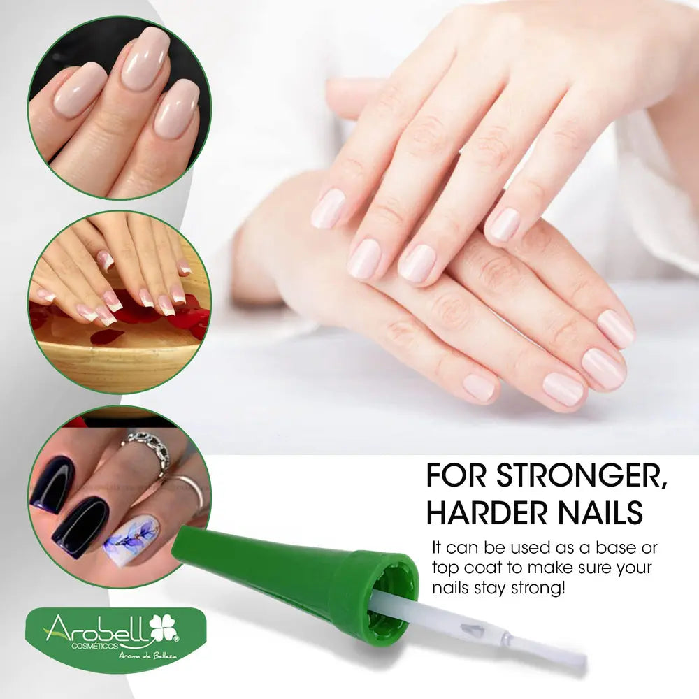 Base Fortalecedora Uñas de Hierro 12 ml – Arobell — envase del producto, vista 5
