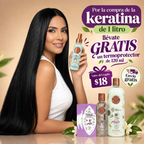 Keratina Orgánica 1 Litro – Origen Botánico — envase del producto, vista 2