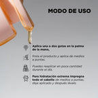 Miel para el Cabello 50ml de Click Hair, elixir capilar para hidratación, brillo y control del frizz