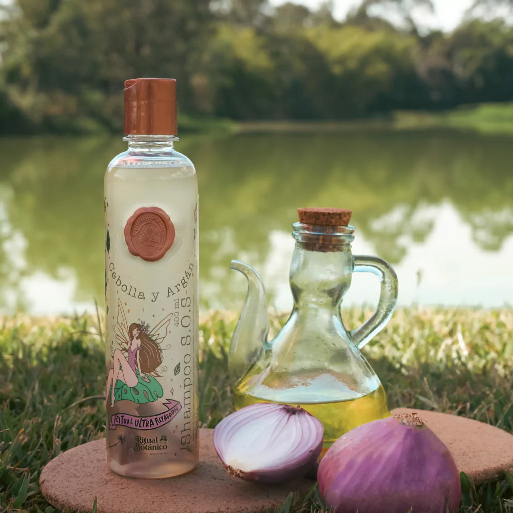 Shampoo Cebolla y Argán S.O.S 400ml-Ritual Botánico