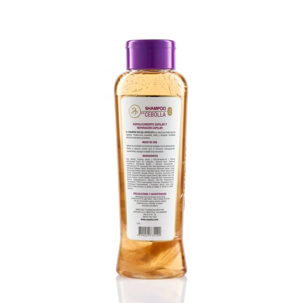 Shampoo con Cebolla y Biotina 500ml – Anyeluz