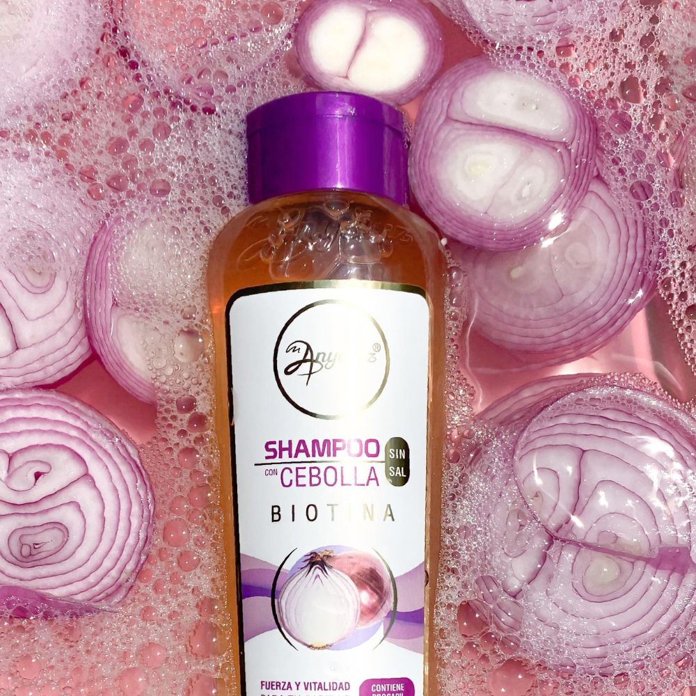 Shampoo con Cebolla y Biotina 500ml – Anyeluz
