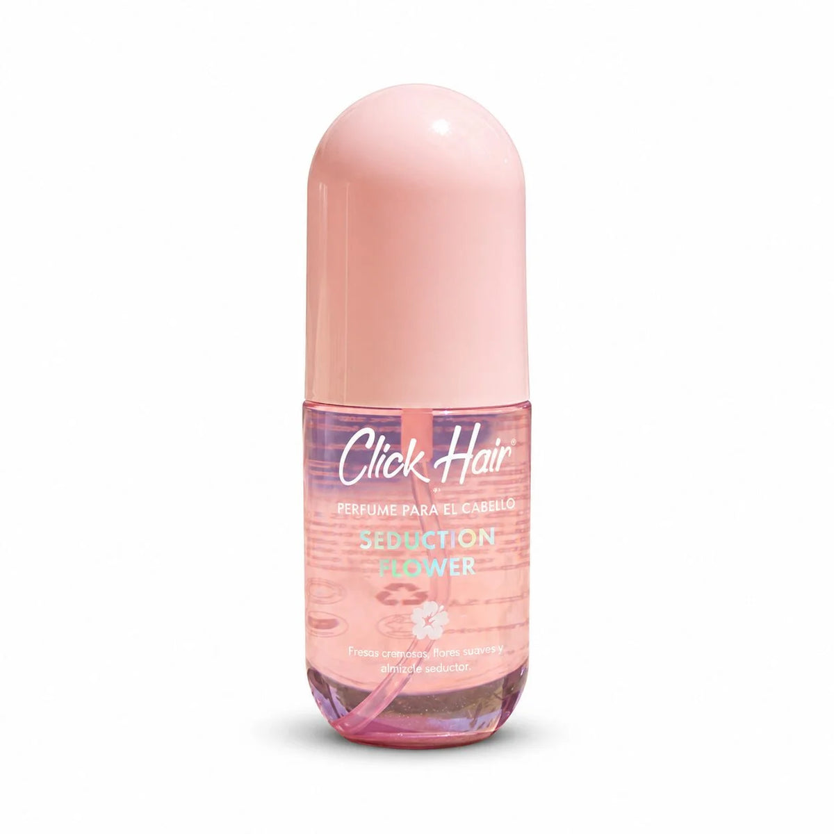 Perfume capilar Vanilla Glaze de Click Hair, 100 ml, con glitter y aroma de galleta glaseada y caramelo salado. Úsalo en cabello y cuerpo.