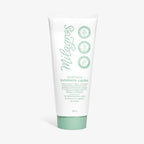 Producto solo (fondo blanco) → Tubo Shampoo Exfoliante Capilar Milagros 200g, color blanco con texto e íconos verdes, tapa menta, fondo blanco