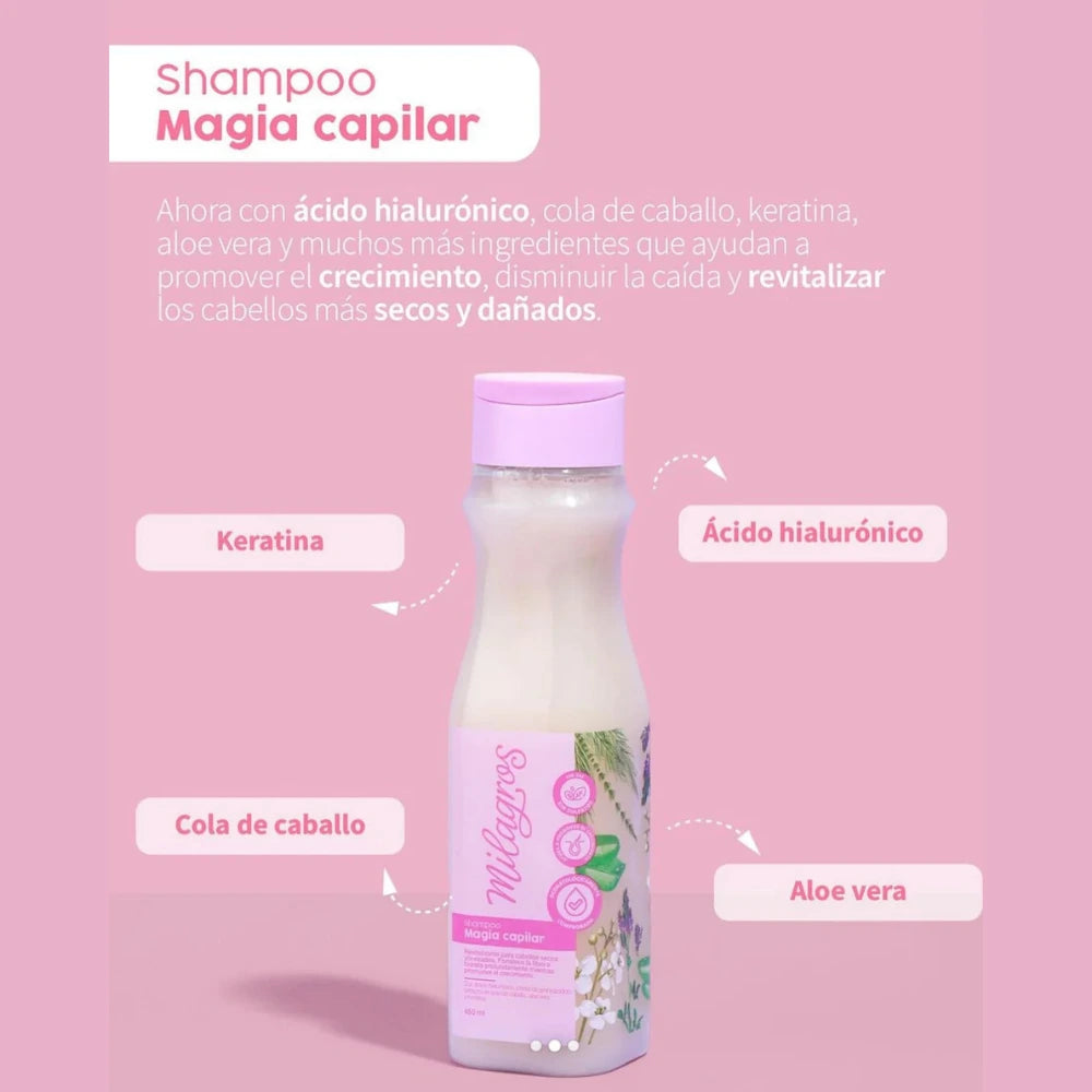 Shampoo Magia Capilar 450ml MILAGROS