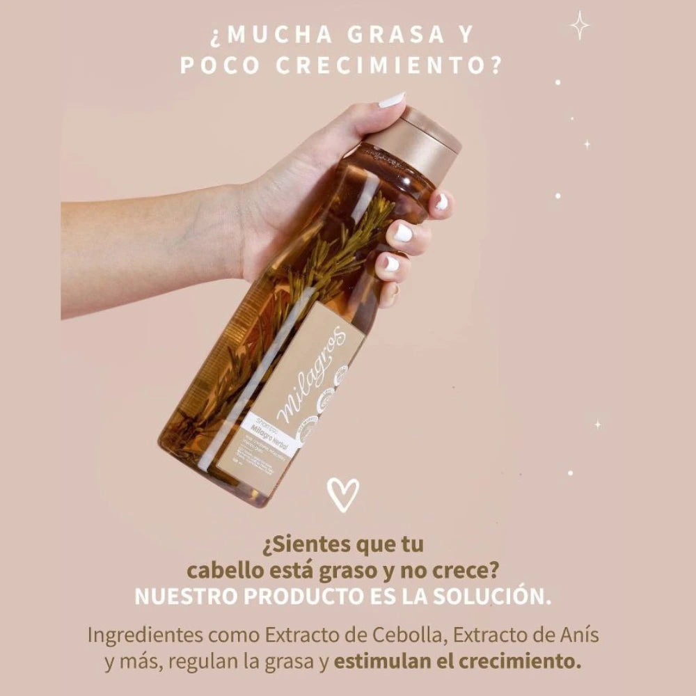 Shampoo Milagro Herbal 450 ml MILAGROS