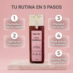 Shampoo PDRN con ADN de salmón Magic Hair 500ml acompañado de ramas de romero