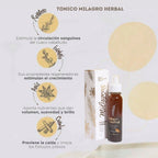 Tónico Revitalizante Capilar Milagro Herbal 110 ml - MILAGROS