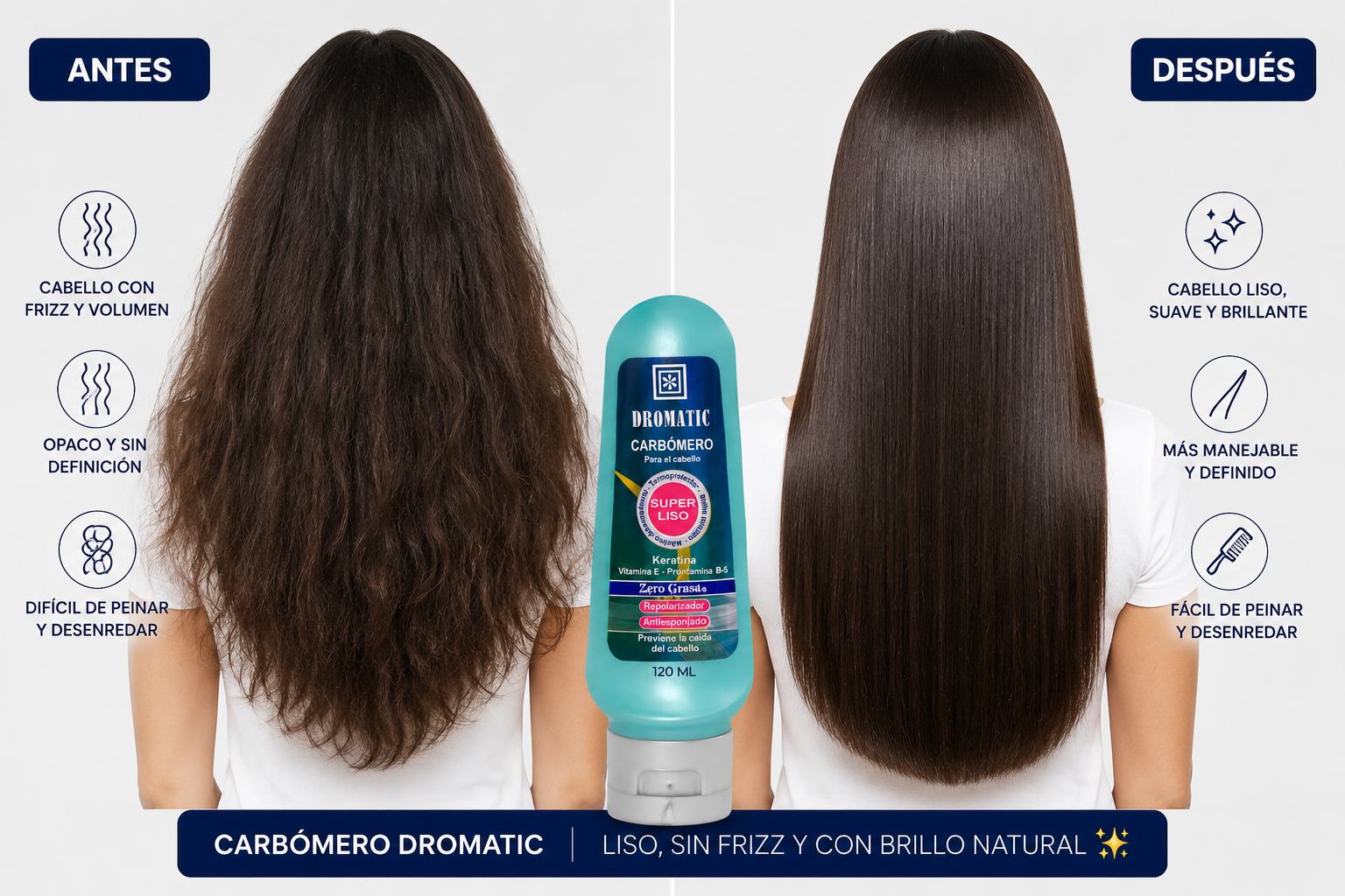 Carbómero para el Cabello Dromatic 120 ml