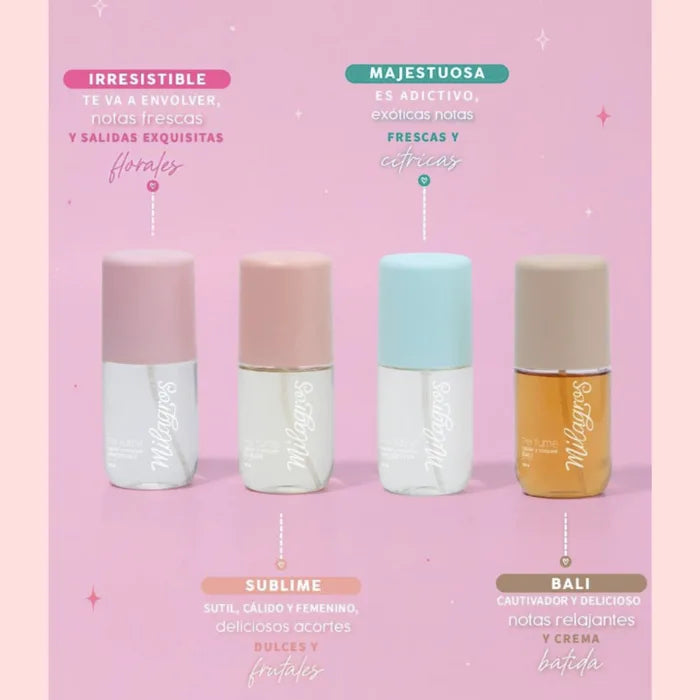 Perfume Capilar y Corporal Sublime 120ml -Milagros