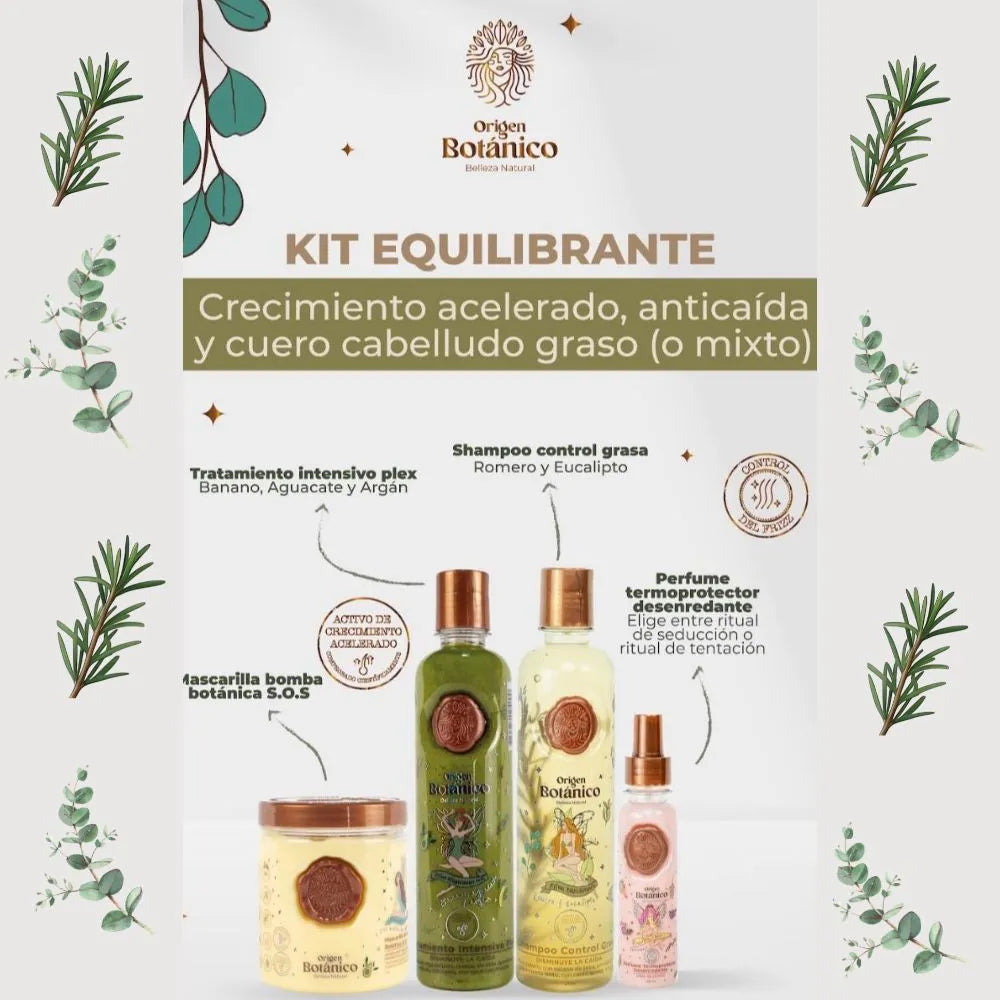 Kit Control Grasa y Crecimiento (4 Pack)-Ritual Botánico