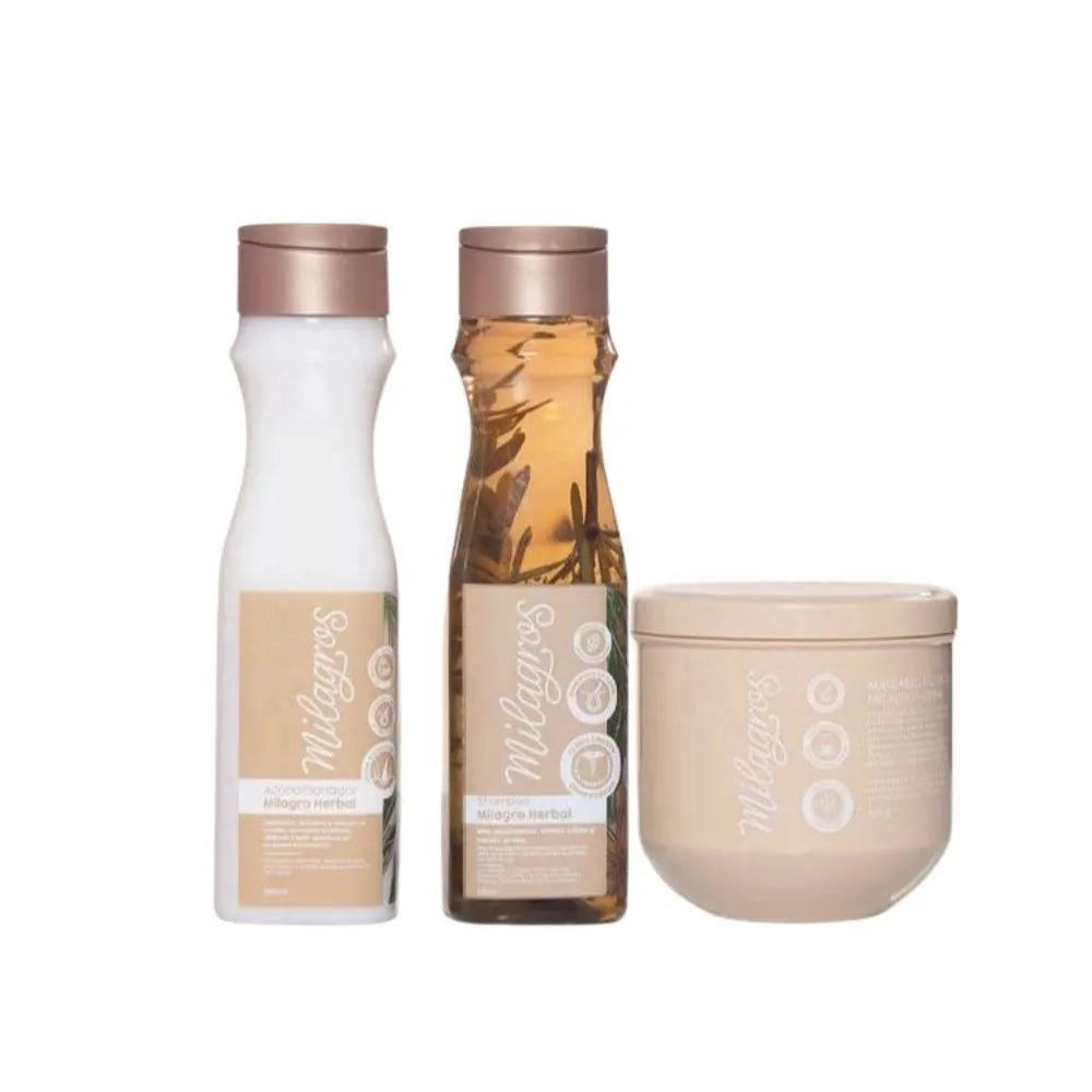 Kit Crecimiento Milagro Herbal (3 Pack) - MILAGROS