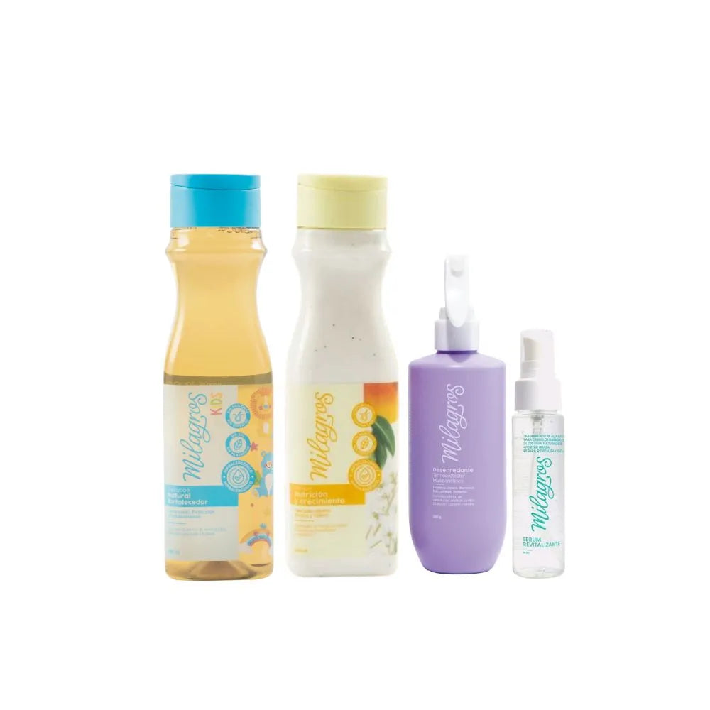 Kit Rizos perfectos Kids (4 Pack) - Milagros