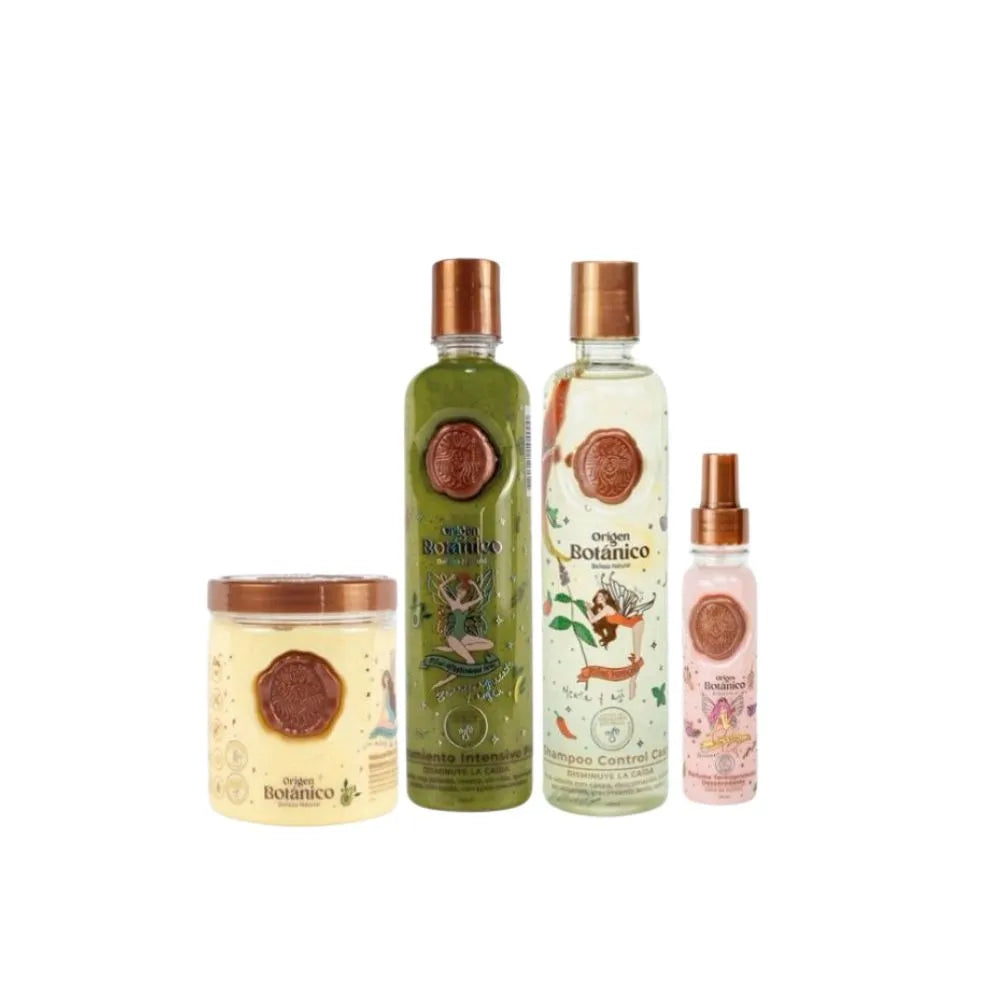 Kit Anticaspa y Crecimiento Acelerado (4 Pack) – Origen Botánico