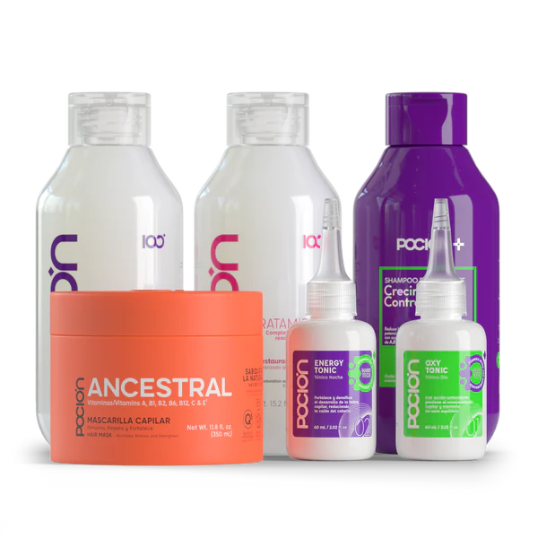 Kit Crecimiento Activo La Poción – Rutina Capilar (5 Pack)