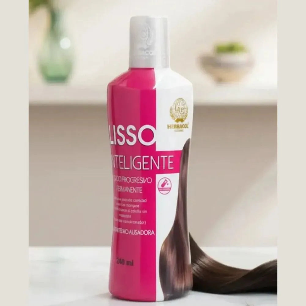 Tratamiento Lisso Inteligente 240 ml – Keratina Termoalisadora Herbacol
