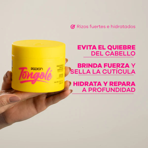 Mascarilla para Rizos Tongolé 350 ml – La Poción