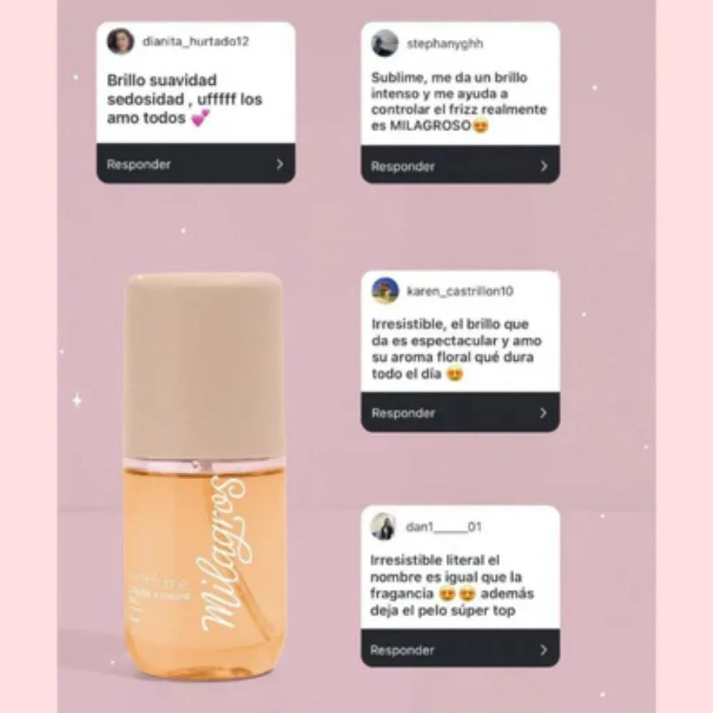 Perfume Capilar y Corporal Bali 120 ml - Milagros