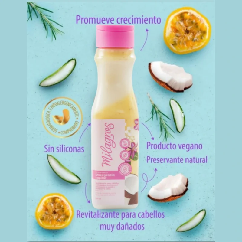 Tratamiento Emergencia Capilar 500ml| MILAGROS - Imagen 4