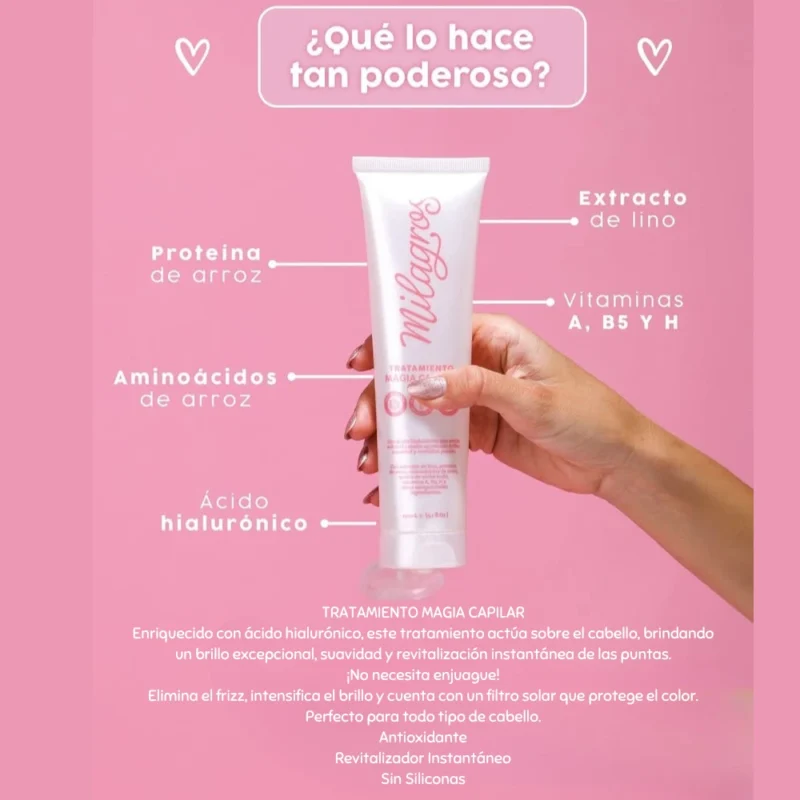 Tratamiento Magia Capilar 150 ml Milagros - Imagen 2