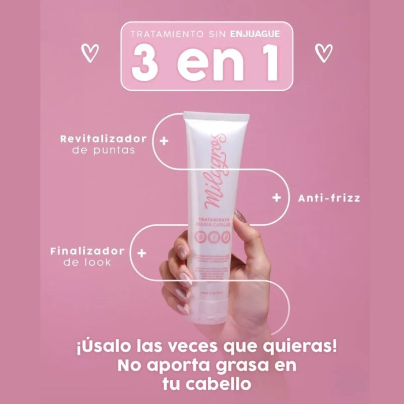 Tratamiento Magia Capilar 150 ml Milagros - Imagen 5