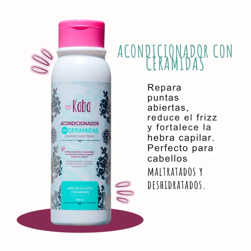 Acondicionador con Ceramidas 500ml KABA - Imagen 2