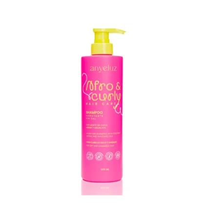 Shampoo Hidratante Afro & Curly 600ml ANYELUZ
