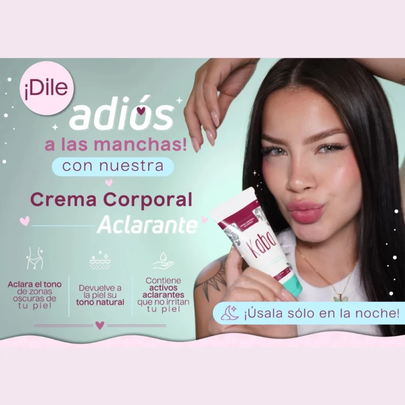 ✨ Crema Corporal Aclarante 60 ml KABA - Imagen 5