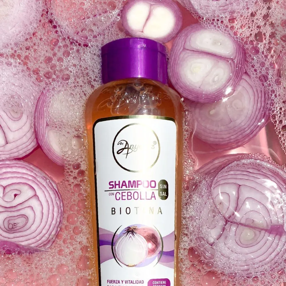 Shampoo de Cebolla Anyeluz 500ml crecimiento y fortalecimiento capilar