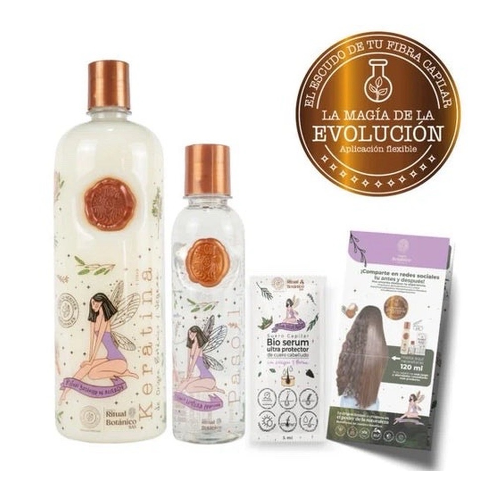 Kit de Keratina Orgánica Evolución (1000 ml) – Ritual Botánico