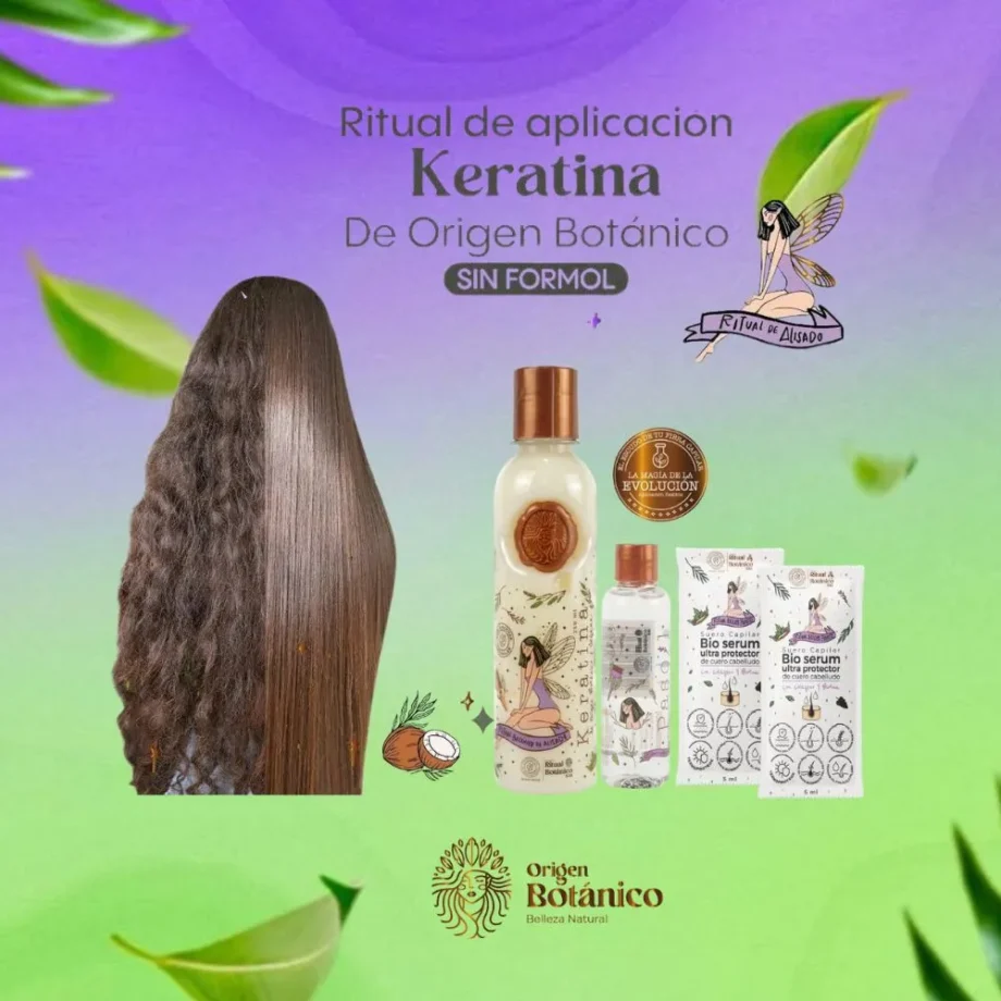 como aplicar la keratina de ritual botanico