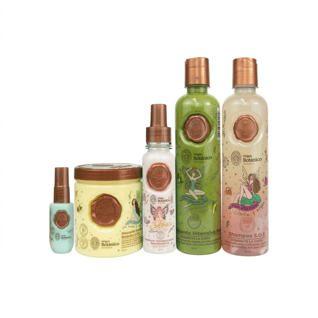 Kit Reparación y Crecimiento (5 pack)– Ritual Botánico con mini termoprotector