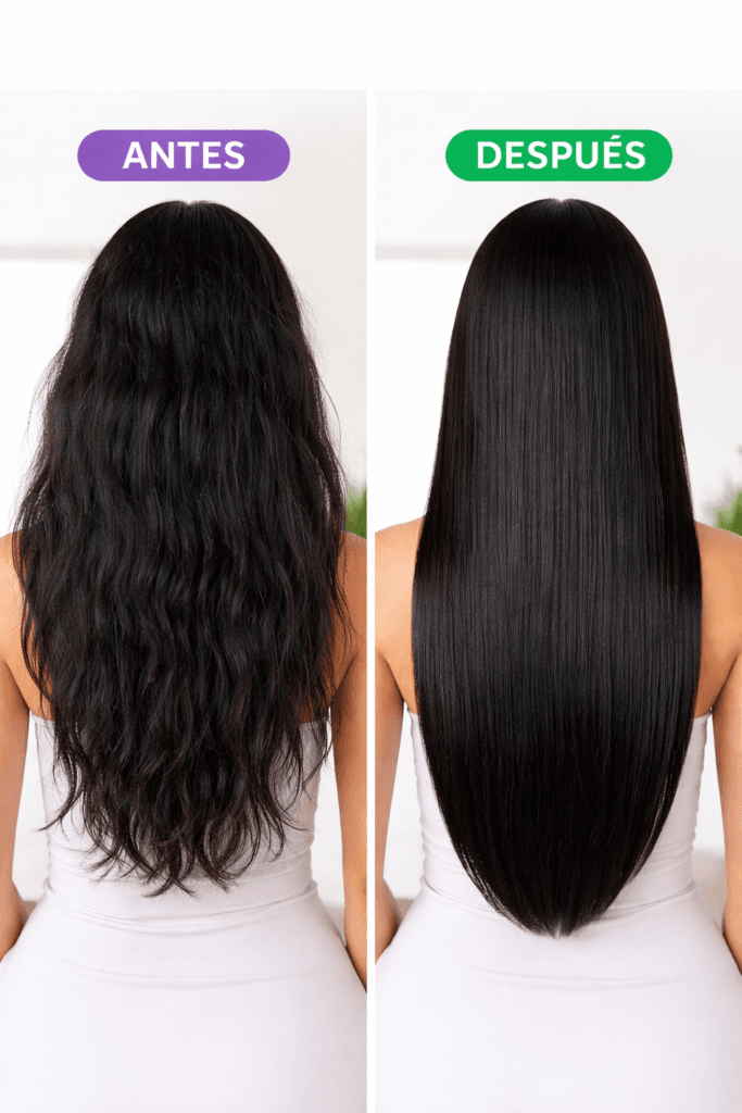 ANTES Y DESPÚES RITUAL botánico-APLICACION