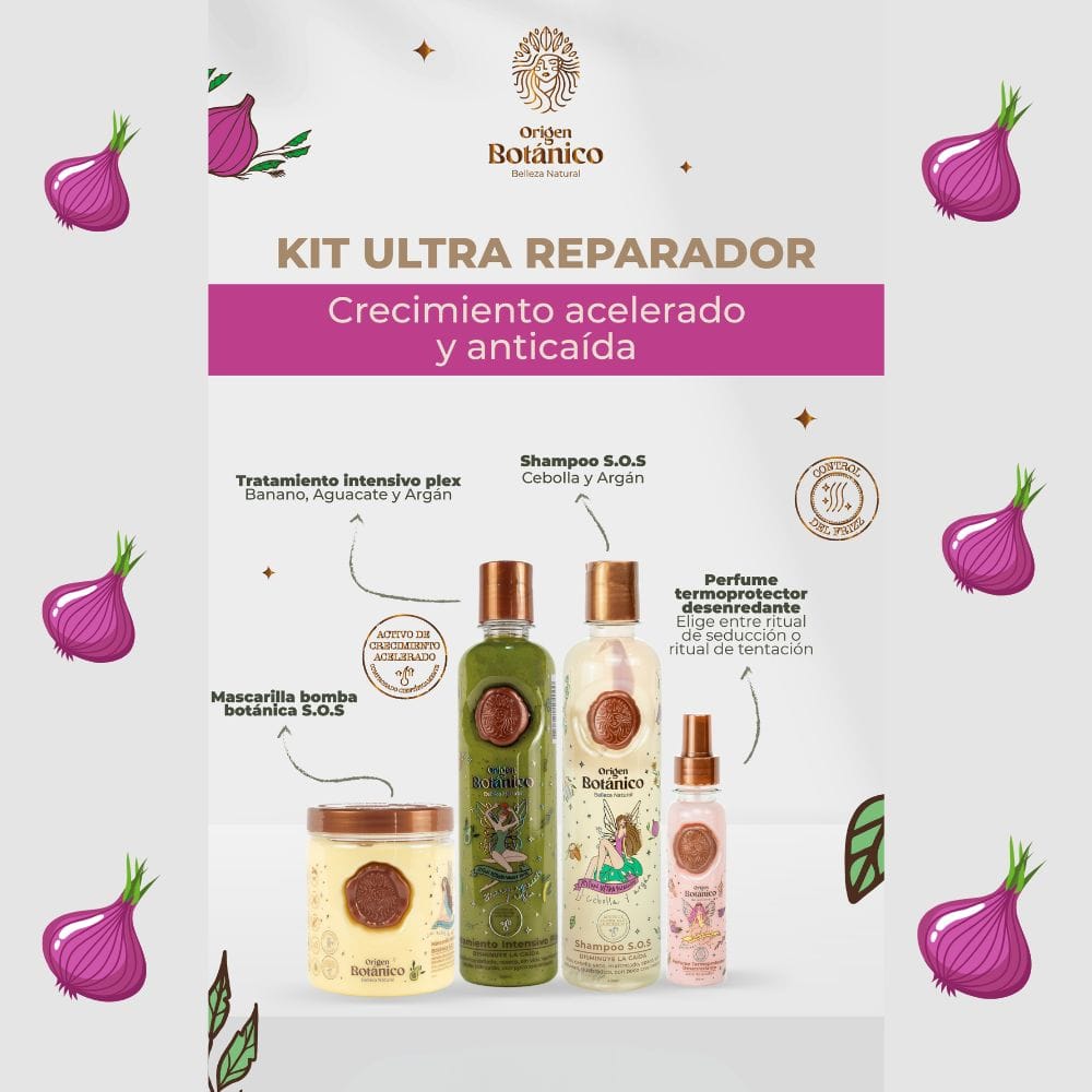 kit de reparacion y creciemiento ritual botanico